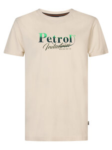 Petrol - Boys T-shirt SS Classic Print - 7137 - Ecru