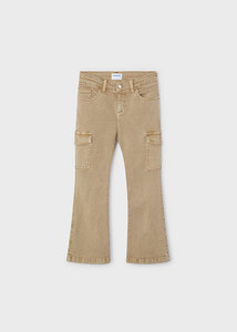 Mayoral - Meisje - Broek cargo flared fit - 4543 - 86 - Cacao