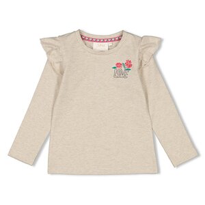 Jubel - Longsleeve - Girls Club - Brown Melange