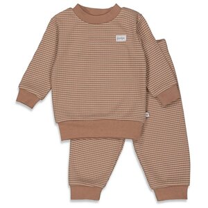 Feetje - Wafelpyjama - Unisex - Bruin