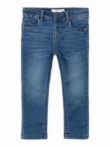 Name It - NOOS - Slim Jeans Broek - Boys - Dark Blue Denim 