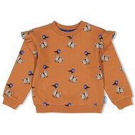 Jubel - Sweater AOP - Amour Toujours - Camel