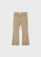 Mayoral - Meisje - Broek cargo flared fit - 4543 - 86 - Cacao