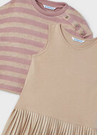 Mayoral - Meisje - Set Kleed + Sweater - 4932 - 70 - Rosado