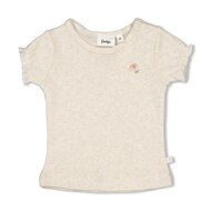 Feetje - Sweet Poppy - T-shirt - Offwhite Melange