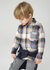 Mayoral - Checked Overshirt - 4107 - 81 - Carrot_