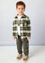 Mayoral - Checked Overshirt - 4107 - 82 - Musgo_