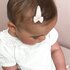 Baby haarspeldjes met strik - Powder Tones_