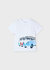 Mayoral - Jongen - T-shirt - 3047 - 95 - Blanco_