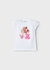 Mayoral - Meisje - T-shirt - 3003 - 60 - Blanco_